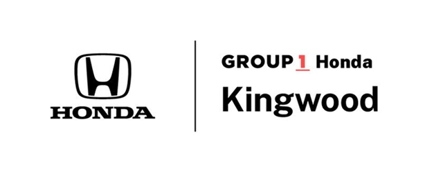 Logo for Group 1 Honda Kingwood featuring the Honda emblem.
